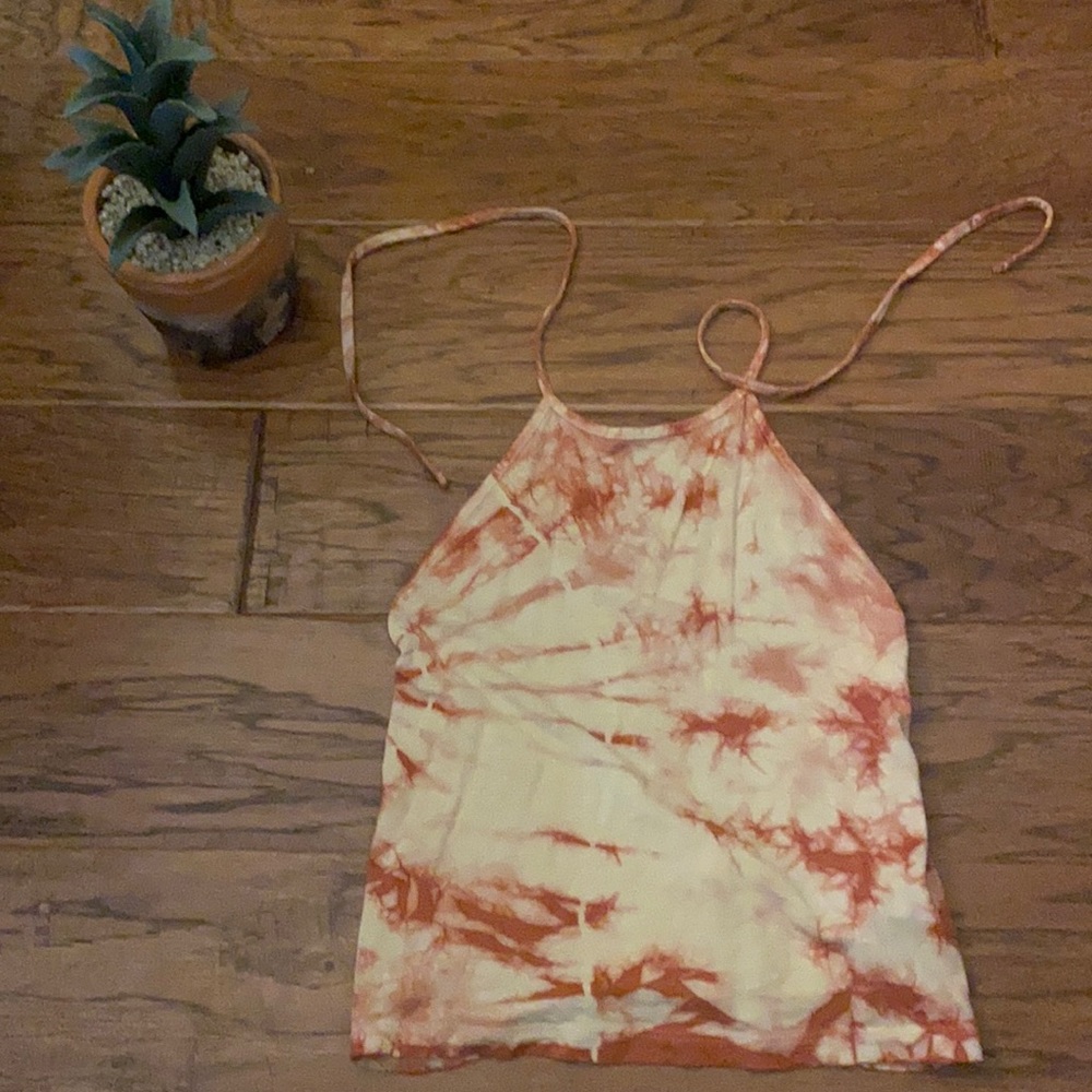 FOREVER 21 HALTER TIE DYE TOP